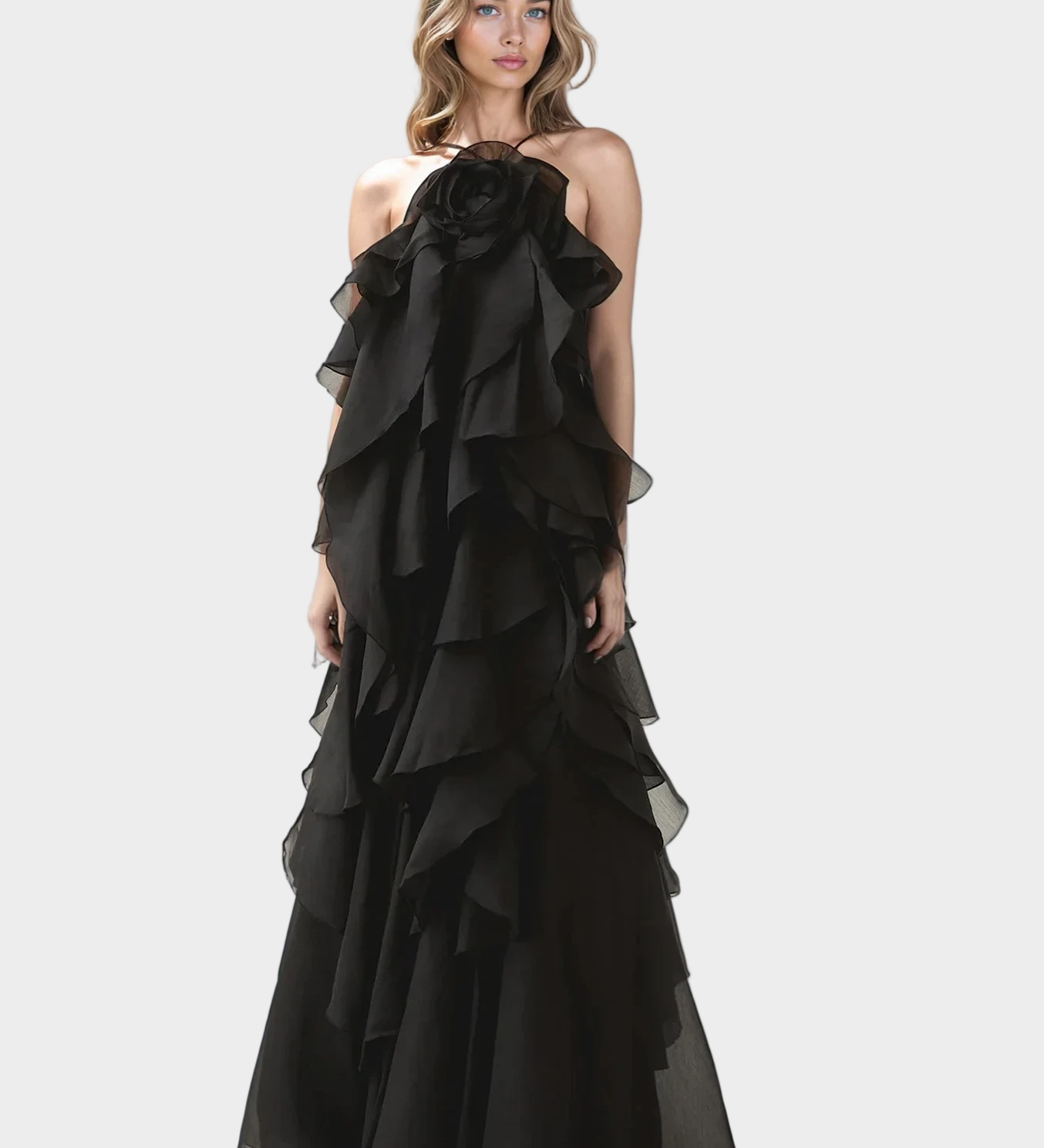 Maxi Dress with a Romantic Feel and Aristocratic Style