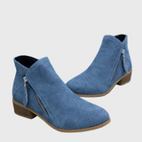 Alena – Elegantní kotníkové boty s bočním zipem