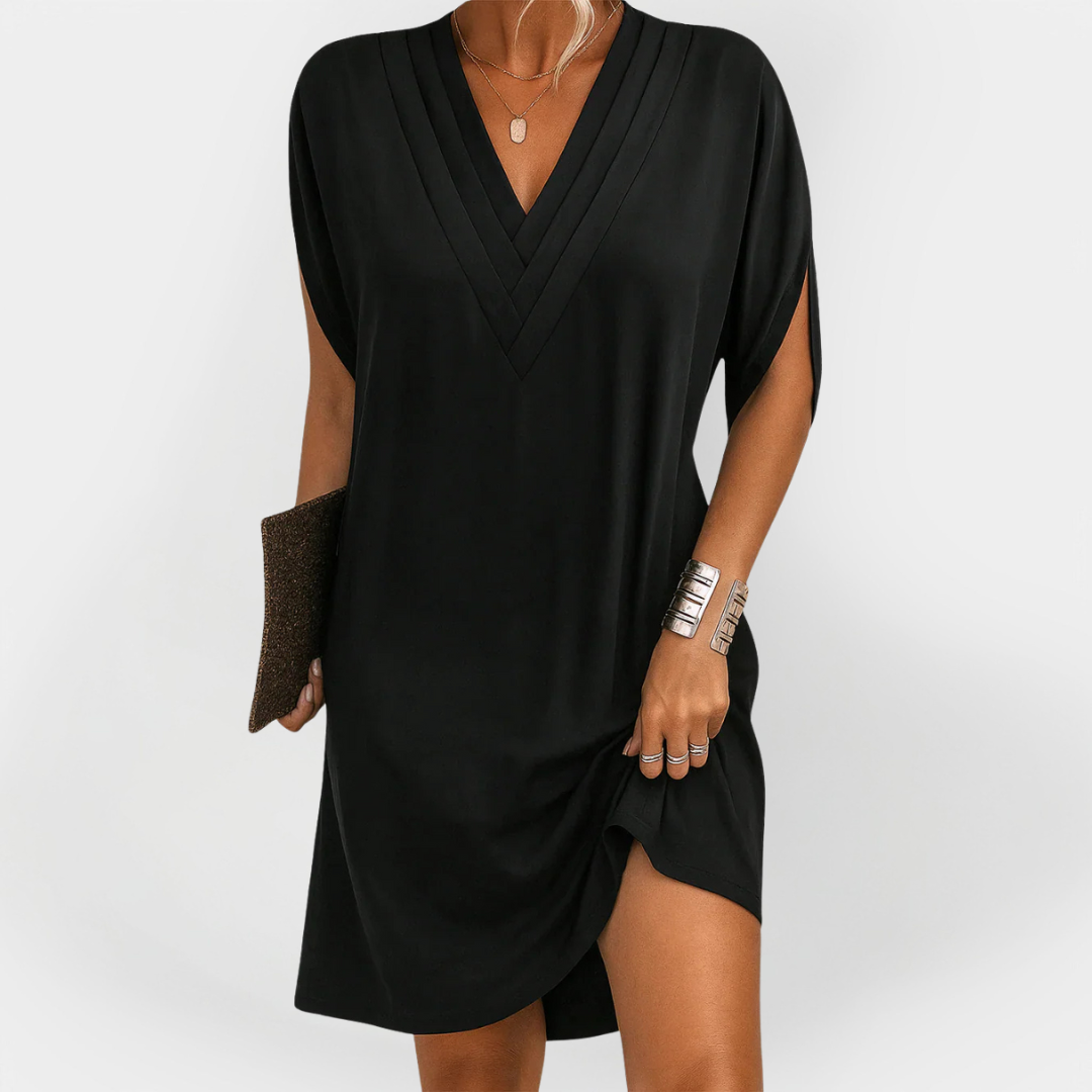 Elegant Dress with Flattering Line