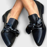 Claudia - Loafer with Bow Detail