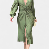 Alouette™ | Stylové šaty s V výstřihem