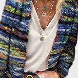 Barevný pletený svetr