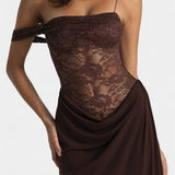 Castanza™ | Asymetrická krajková šaty