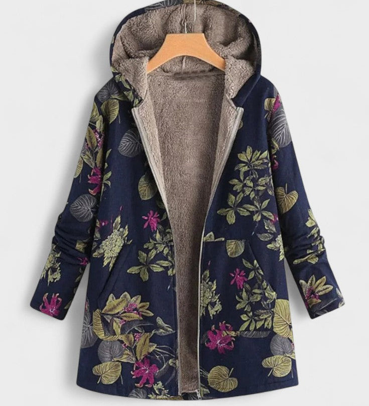 Fleural™ – Květinová fleece bunda