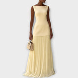 Serena Pleated Maxi Dress
