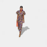 Dress with Sleeves and Ruffles