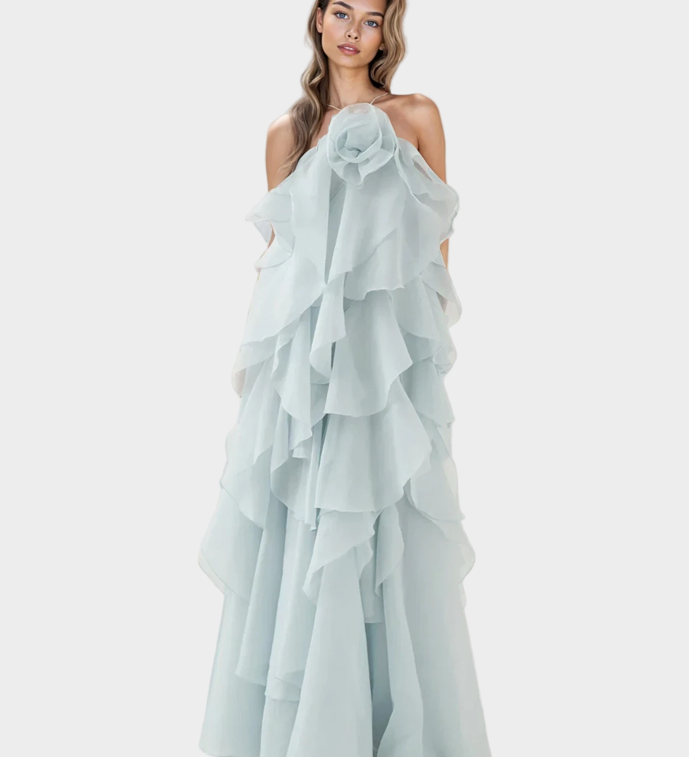 Maxi Dress with a Romantic Feel and Aristocratic Style