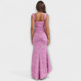 Long Dress with Elegant and Refined Corset