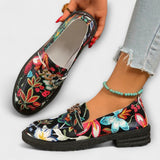 Orla – Colourful Loafers with Floral Design