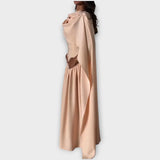 Draped Goddess Maxi Dress