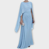 Draped One-Shoulder Evening Elegance Gown